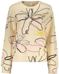 Desigual - Floral-Print Cotton Sweatshirt - Lyst