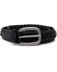 Golden Goose - Interwoven Leather Buckle Belt - Lyst
