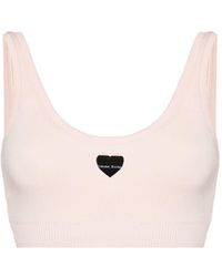 Simone Rocha - Cut-out Heart Knitted Top - Lyst