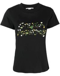 Stella McCartney - Dandelion Logo-Print T-Shirt - Lyst