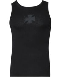 Vetements - Biker Cross Print Tank Top - Lyst