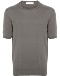 Cruciani - Fine-knit Cotton T-shirt - Lyst