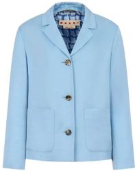 Marni - Patch-Pocket Single-Breasted Jacket - Lyst
