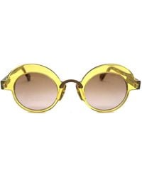 Anne & Valentin - Metal Round-Frame Sunglasses - Lyst