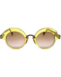 Anne & Valentin - Metal Round-Frame Sunglasses - Lyst