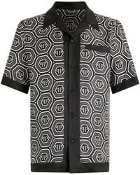 Philipp Plein - Overhemd Met Monogram - Lyst