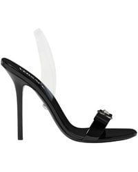 Versace - Sandalen mit Medusa-Schild - Lyst
