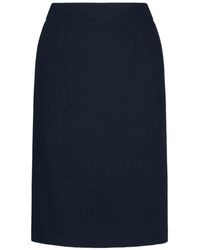 Oscar de la Renta - Wool-Blend Pencil Skirt - Lyst