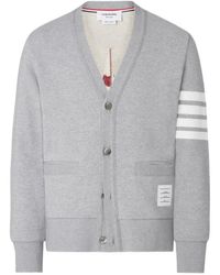 Thom Browne - Embroidered-Detail Cardigan - Lyst