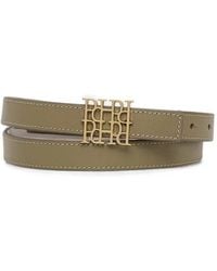 Pedro Del Hierro Madrid - Logo-Plaque Leather Belt - Lyst