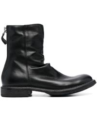 Moma - Tronchetto Leather Ankle Boots - Lyst
