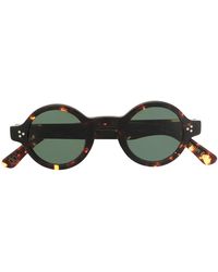 Lesca - Gafas De Sol Burt Con Montura Redonda - Lyst