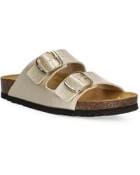 Scholl - Josephine Buckle-Fastening Flat Sandals - Lyst