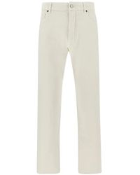 Paul & Shark - Varese Cotton Straight-Leg Trousers - Lyst