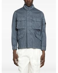 C.P. Company - 50 Fili Wax Field Jacket - Lyst
