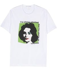 Comme des Garçons - T-Shirt mit grafischem Print - Lyst
