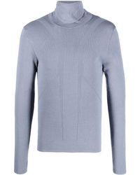 A BETTER MISTAKE - Panelled-knit Roll Neck Jumper - Lyst