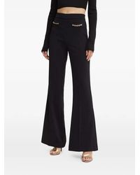 Twinset - Chain-Detail Flared Trousers - Lyst