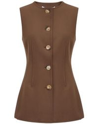 Veronica Beard - Jessup Buttoned Waistcoat - Lyst