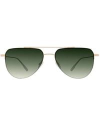 Barton Perreira - Mcnair Pilot-Frame Sunglasses - Lyst