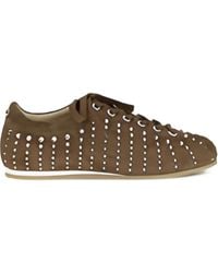 Mach & Mach - Zapatillas con detalles de cristales - Lyst
