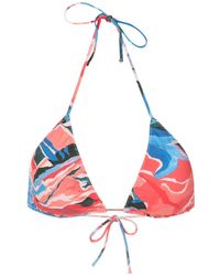 Clube Bossa - Aava Graphic-print Bikini Top - Lyst