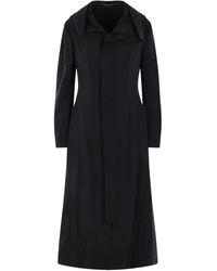 Yohji Yamamoto - Kapuzenmantel mit Reißverschluss - Lyst