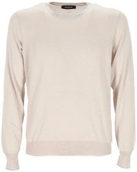 Gran Sasso - Fine-Knit Crew-Neck Jumper - Lyst