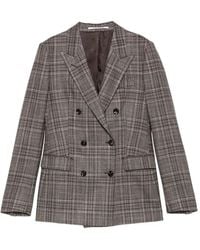 Tagliatore - Prince Of Wales Check Double-Breasted Jacket - Lyst