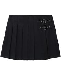 we11done - Pleated Midi Skirt - Lyst