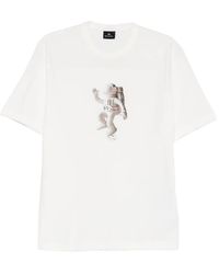 Paul Smith - Astronaut-Print T-Shirt - Lyst
