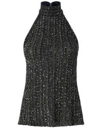 Missoni - Sequin-Embellished Halterneck Top - Lyst