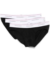 DSquared² - Drie Slips Met Logoband - Lyst