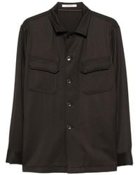 Tagliatore - Button-Up Flap-Pocket Shirt Jacket - Lyst