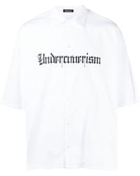 Undercoverism - Logo-print Cotton Shirt - Lyst