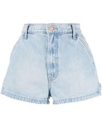 Mother - Mittelhohe Jeans-Shorts - Lyst