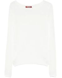 Max Mara - Fiorito Fine-Knit Long-Sleeve Sweater - Lyst