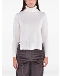 Kangra - Roll-Neck Side-Slit Sweater - Lyst