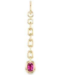 UNIFORM OBJECT - Sapphire And Diamond Carriage Drop Pendant - Lyst
