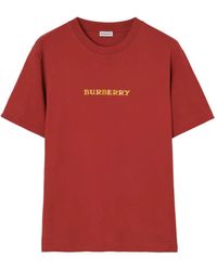 Burberry - T-Shirt Heritage En Coton - Lyst