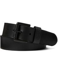 Polo Ralph Lauren - Embossed-Logo Leather Belt - Lyst