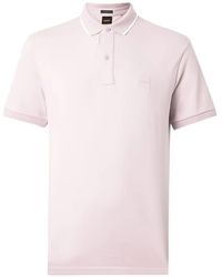 BOSS - Polo Passertip A Maniche Corte - Lyst