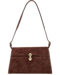 SAVETTE - Symmetry Suede Shoulder Bag - Lyst