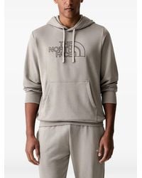 The North Face - Drew Peak Light Logo-Embroidered Drawstring Hoodie - Lyst
