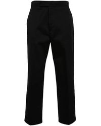 Thom Browne - Taps Toelopende Chino Met Middelhoge Taille - Lyst