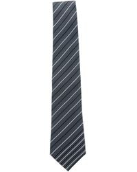 Emporio Armani - Stripes Tie - Lyst