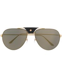 Cartier Klassische Pilotenbrille - Mettallic