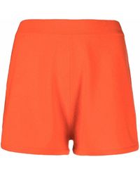 Allude Cashmere Short Shorts - Orange