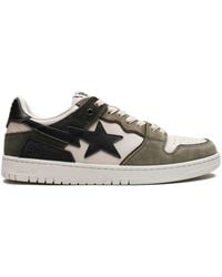 A Bathing Ape - Sk8 Sta #4 M1 "olive Darb" Sneakers - Lyst