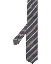 Brunello Cucinelli - Diagonal-stripe Silk Tie - Lyst